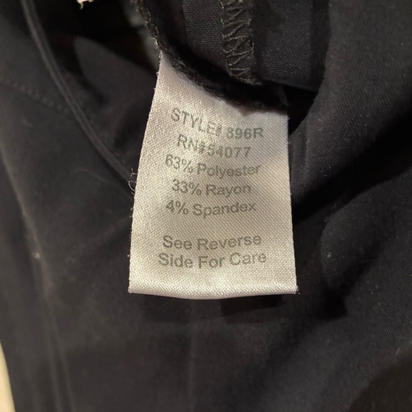 CAbi Wide Leg Side Buttons Sailor Pants Black Women's Size 6 Pockets - Picture 7 of 7